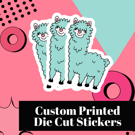 Die Cut Custom Printed Sticker