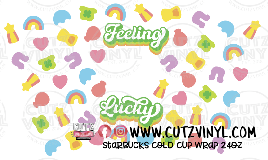 Lucky Charms Starbucks Cold Cup Wrap 24oz – Cutz Vinyl and Craft Supplies
