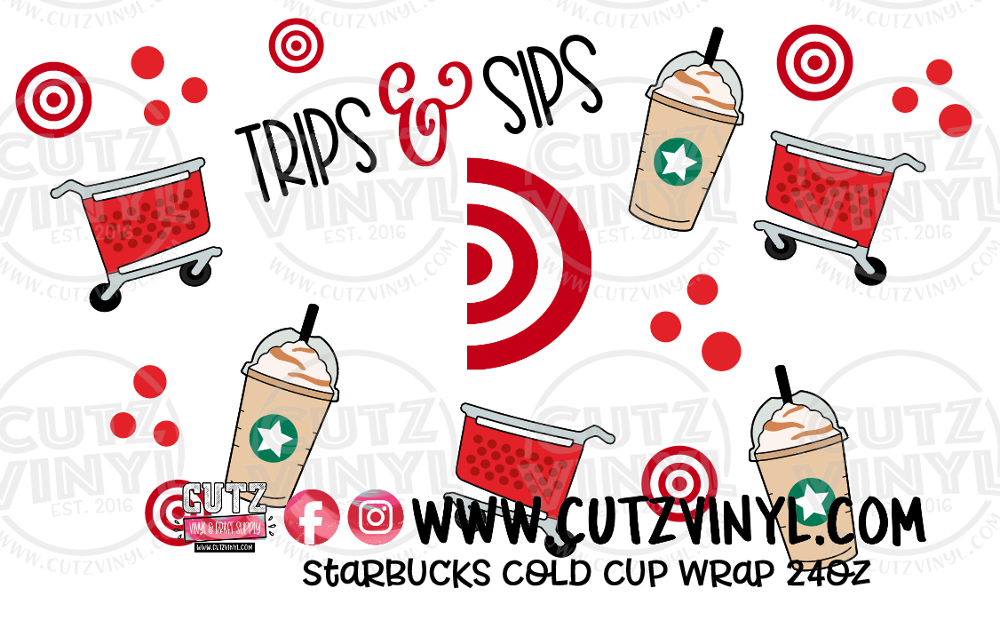 Starbucks Back to School Sticker Cold Tumbler