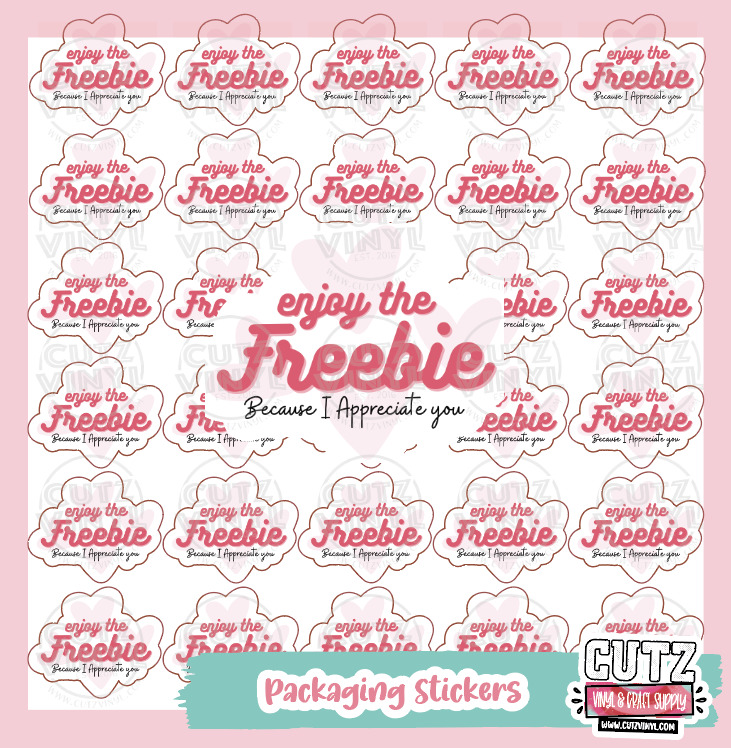 Freebie Stickers – Cutz Vinyl and Craft Supplies
