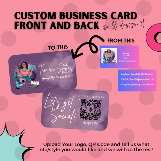 Custom Business Card - Front and Back
