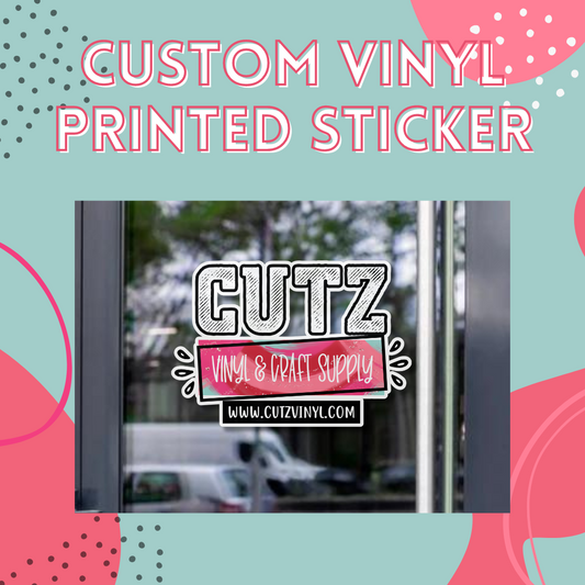 Custom Printed Vinyl Logo/Decal