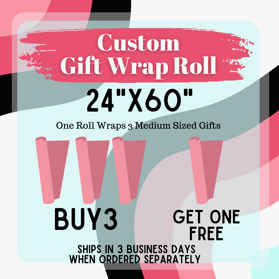 Custom Gift Wrap Upload Your Image/Name