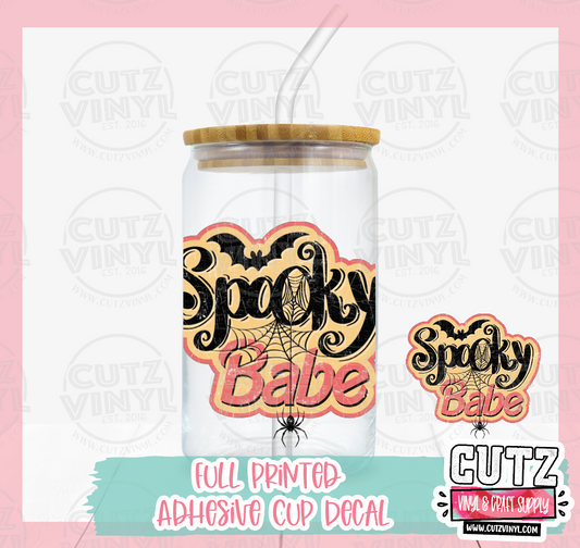 Spooky Babe Cup Decal