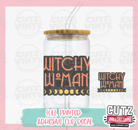 witchy woman Cup Decal