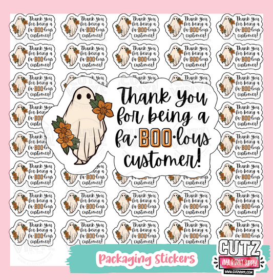 Fa Boo Lous Sunflower Packaging Stickers
