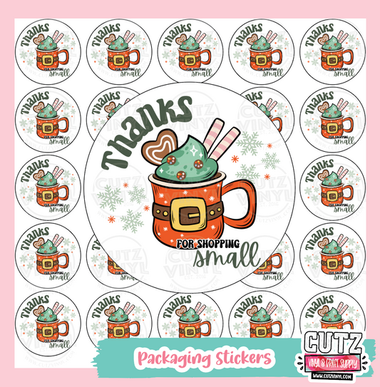 Shopping Small Mug - Packaging Stickers