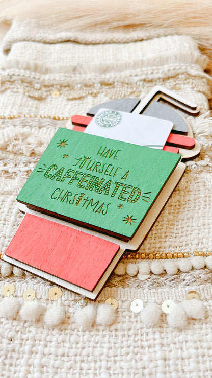 Christmas Frappe Card Holder Kit