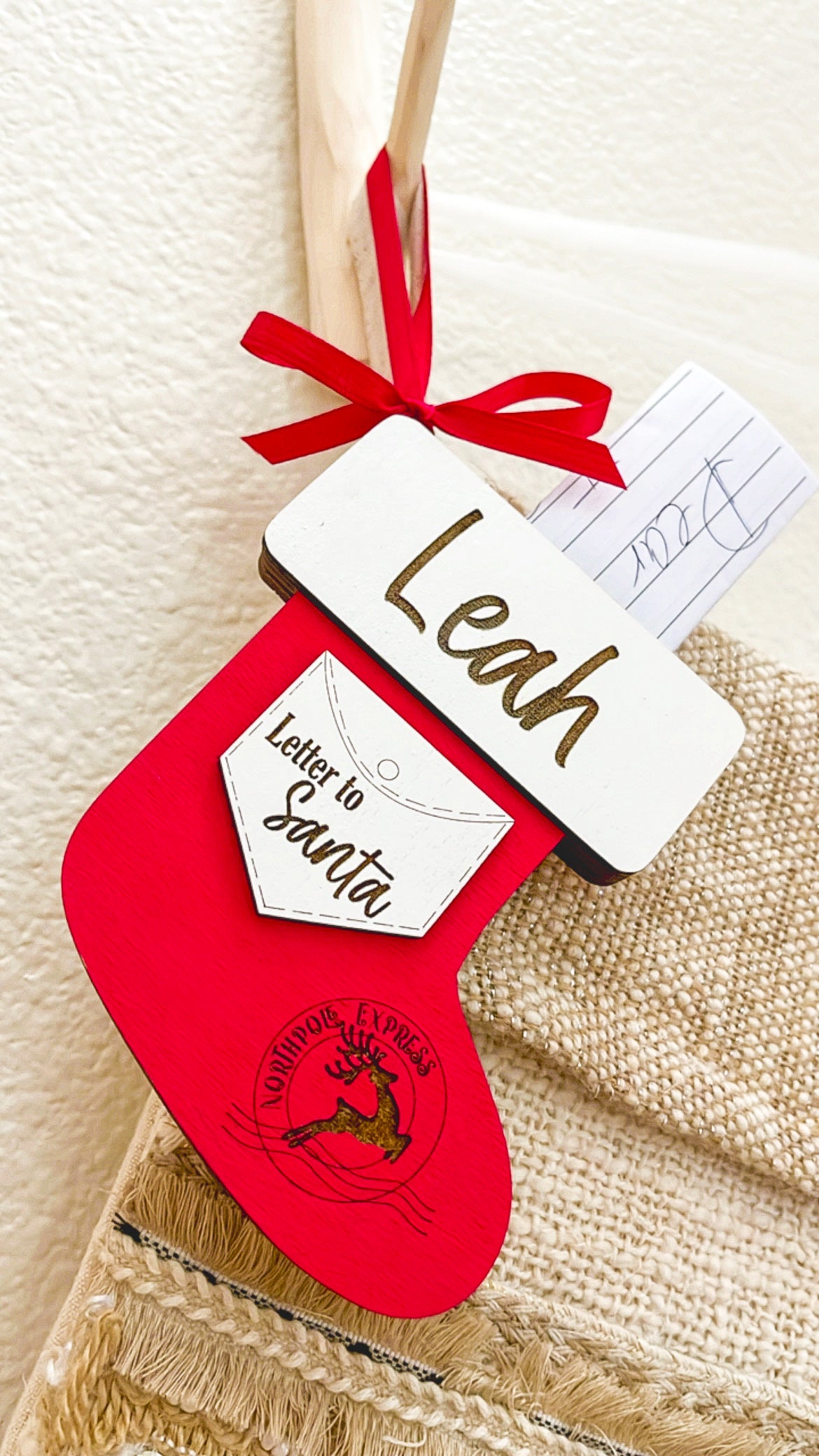 Letter to Santa Keepsake Ornament Kit