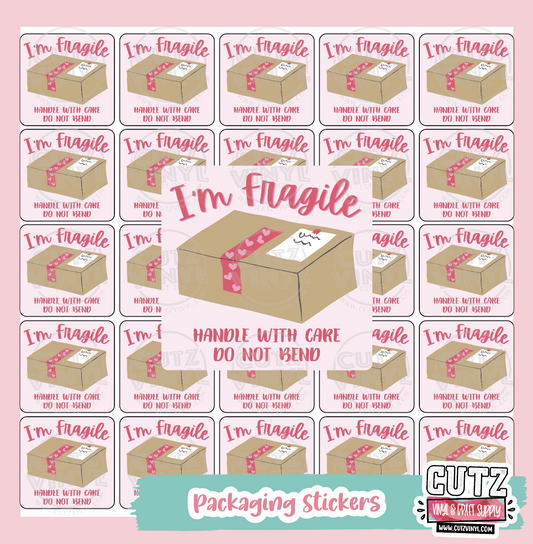 I'm Fragile Package Stickers