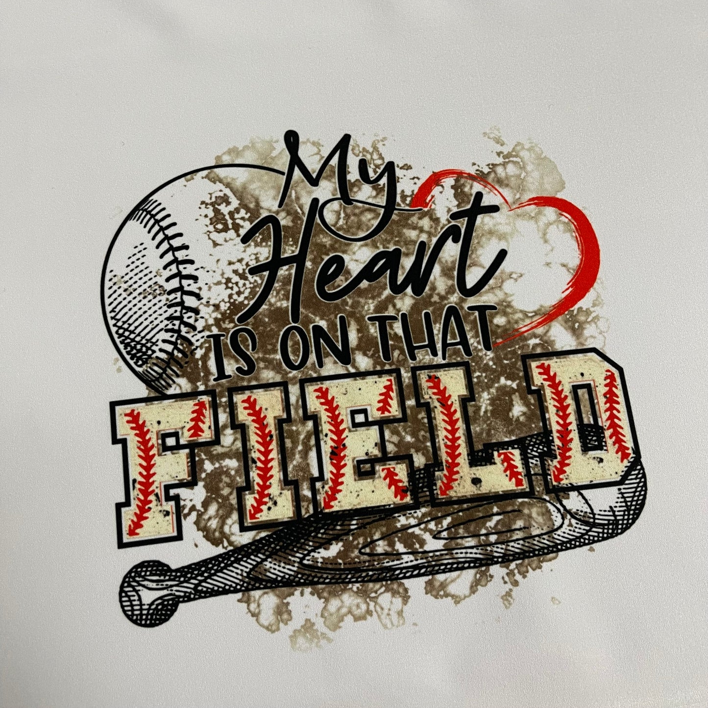 My Heart Is On That Field Sublimation Transfer